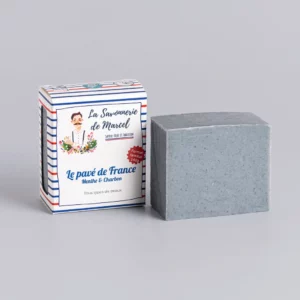 savon bio,savon pour l'acné, savon acné, savon naturel, savon artisanal, savon doux, savon 100% français, savonnerie artisanale, Le pavé de France, Duo