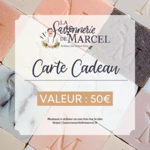 carte cadeau, savonnerie artisanale, savon bio,savon au lait de chèvre, savon au lait d'anesse, savon naturel, savon artisanal
