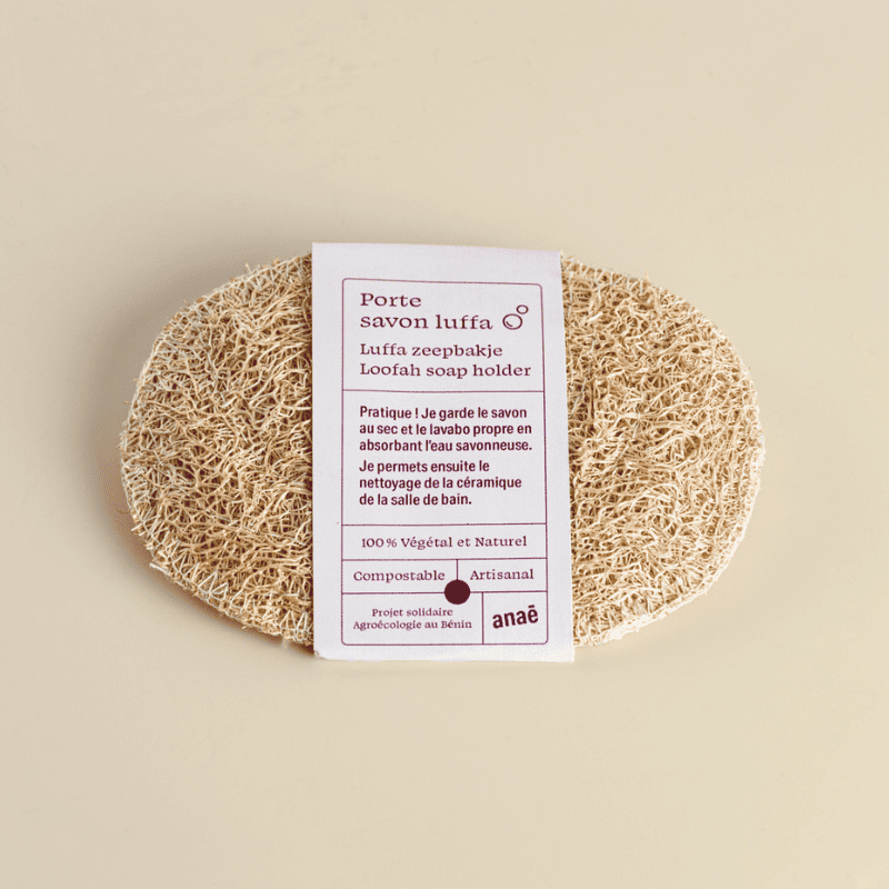Porte savon luffa
